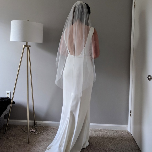 BHLDN Arley Ivory Dress - Brand New w/ Veil - Picture 5 of 8